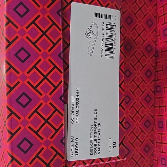 Tory Burch Double T Sport Slide Nappa Leather - Picture 2 of 9